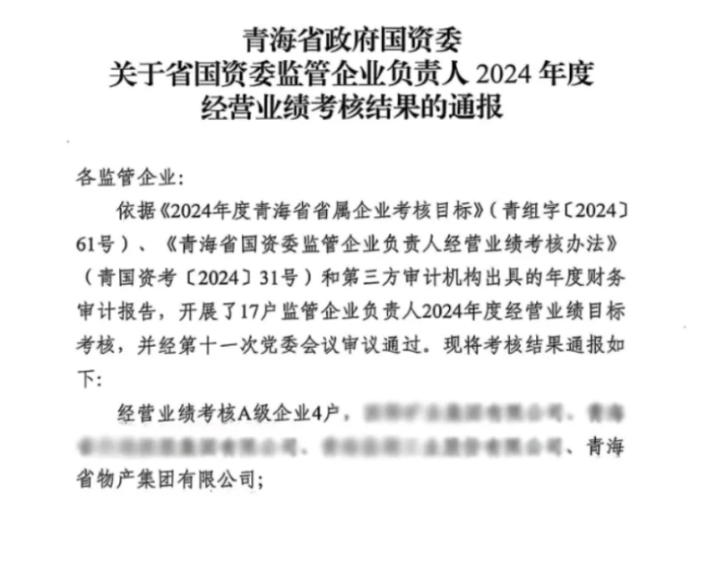 喜報(bào)！省物產(chǎn)集團(tuán)榮獲經(jīng)營(yíng)業(yè)績(jī)考核A級(jí)